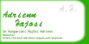 adrienn hajosi business card