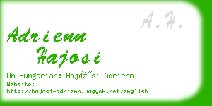 adrienn hajosi business card